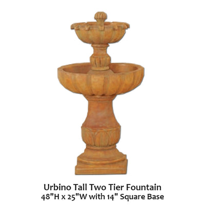 Urbino Tall Two Tier Fountain