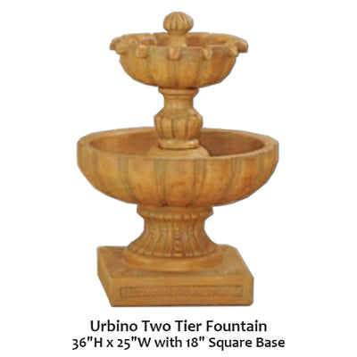 Urbino Two Tier Fountain