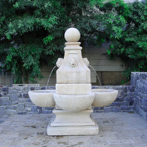 Venetian Lion Outdoor Water Fountain