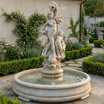 Venus Outdoor Water Fountain in Grando Pool | Sculpture Fountain