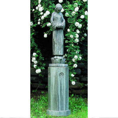 Wood Nymph Cast Stone Garden Statue