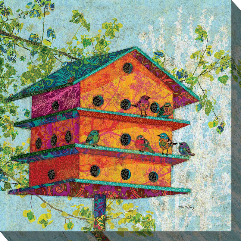 For The Birds Outdoor Canvas Art
