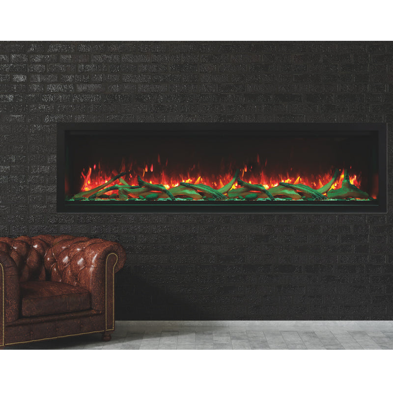 Amantii 74″ Symmetry Extra Tall Smart Indoor | Outdoor Electric Fireplace