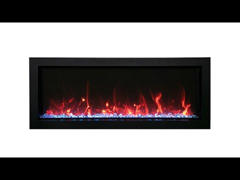 Amantii Panorama BI 40" Slim Smart Indoor | Outdoor Electric Fireplace