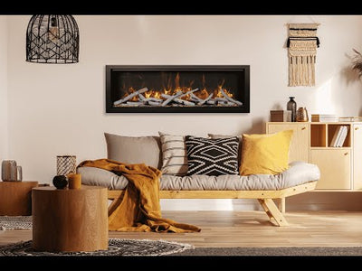Amantii 42″ Symmetry Smart Indoor | Outdoor Electric Fireplace