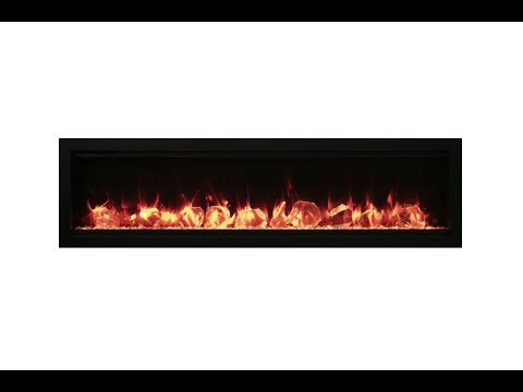 Amantii 50" BESPOKE Symmetry Smart Indoor | Outdoor Electric Fireplace