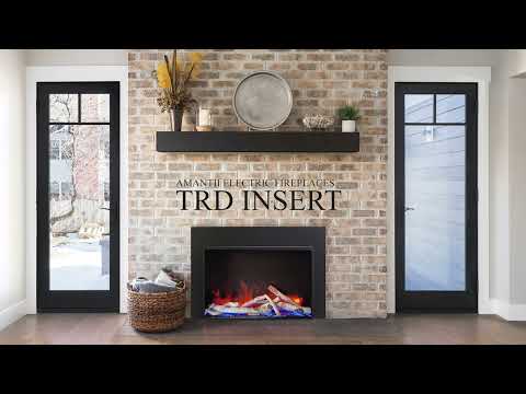 Amantii 33" TRD Smart Electric Fireplace Insert