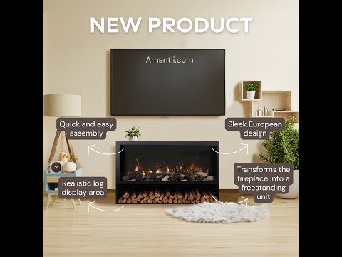 Amantii 30" TRD Smart Electric Fireplace Insert