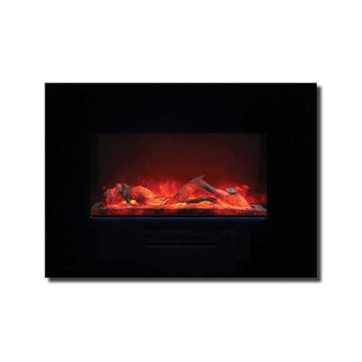 Amantii 26″ Wall Mount/ Flush Mount Smart Electric Indoor / Outdoor Fireplace