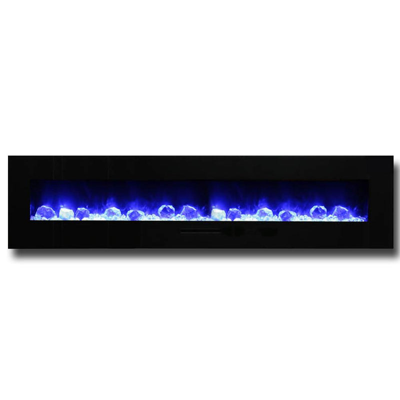 Amantii 88"  Wall Mount/ Flush Mount Smart Electric Indoor / Outdoor Fireplace