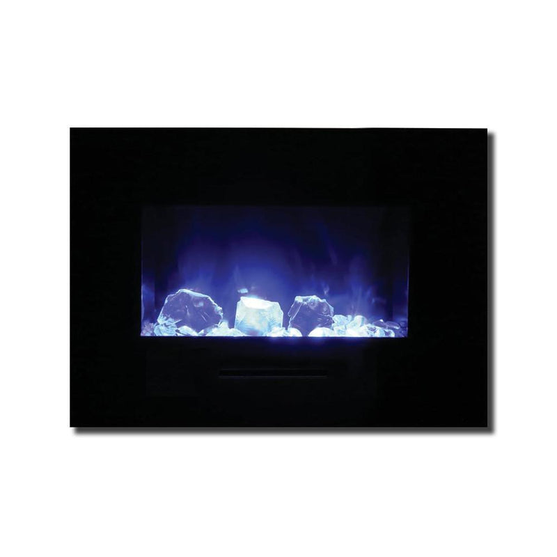 Amantii 26″ Wall Mount/ Flush Mount Smart Electric Indoor / Outdoor Fireplace
