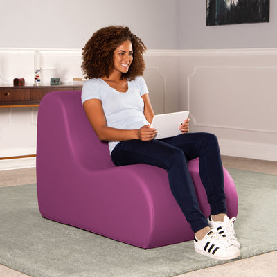 Jaxx Midtown Large Classroom Foam Chair with Premium Vinyl Cover