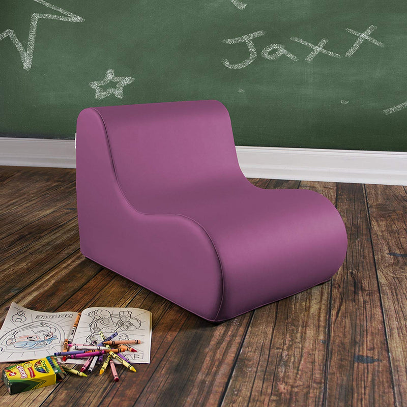Jaxx Midtown Jr Classroom Soft Foam Chair - Premium Vinyl Cover