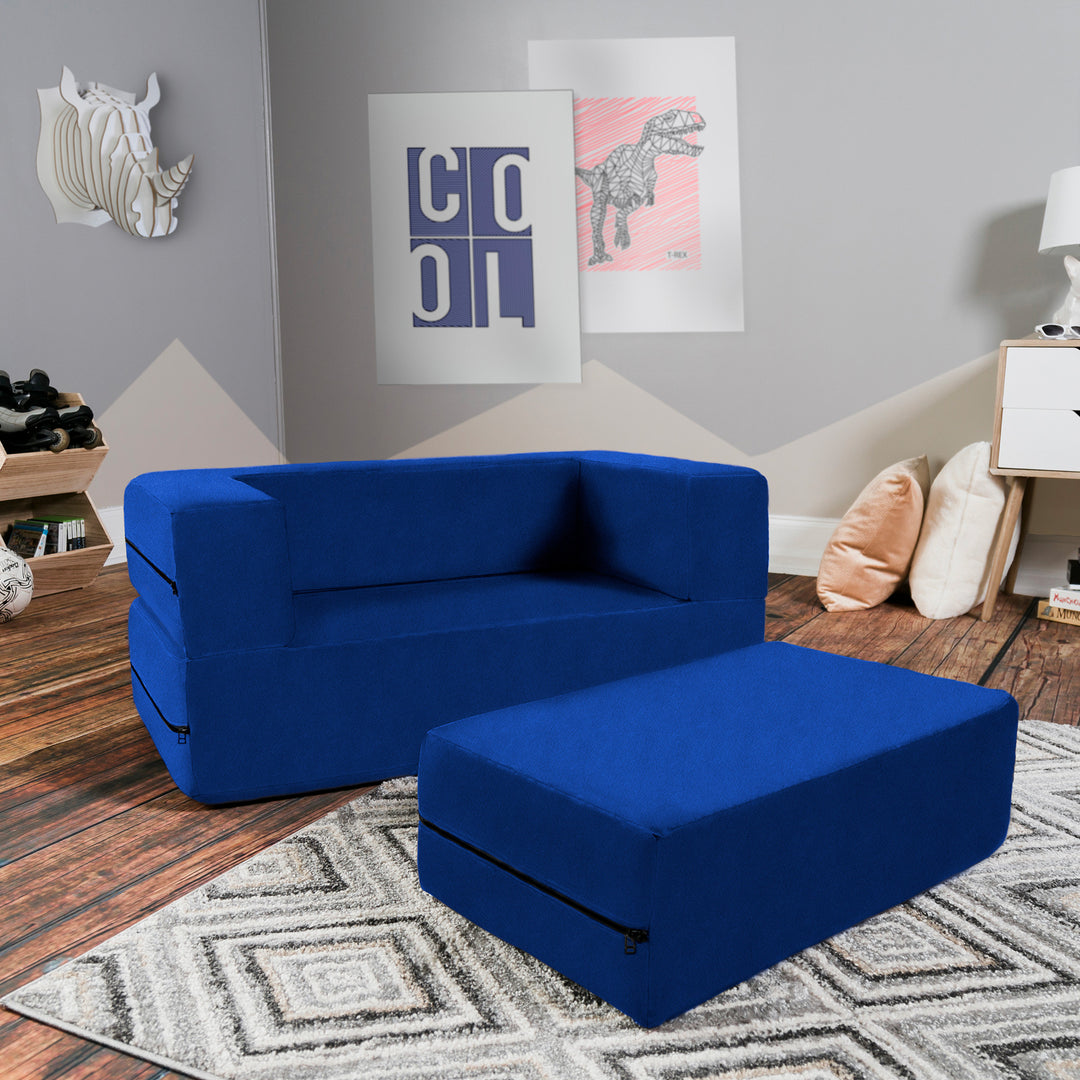 Jaxx Zipline Big Kids Modular Loveseat & Ottoman – Soothing Company