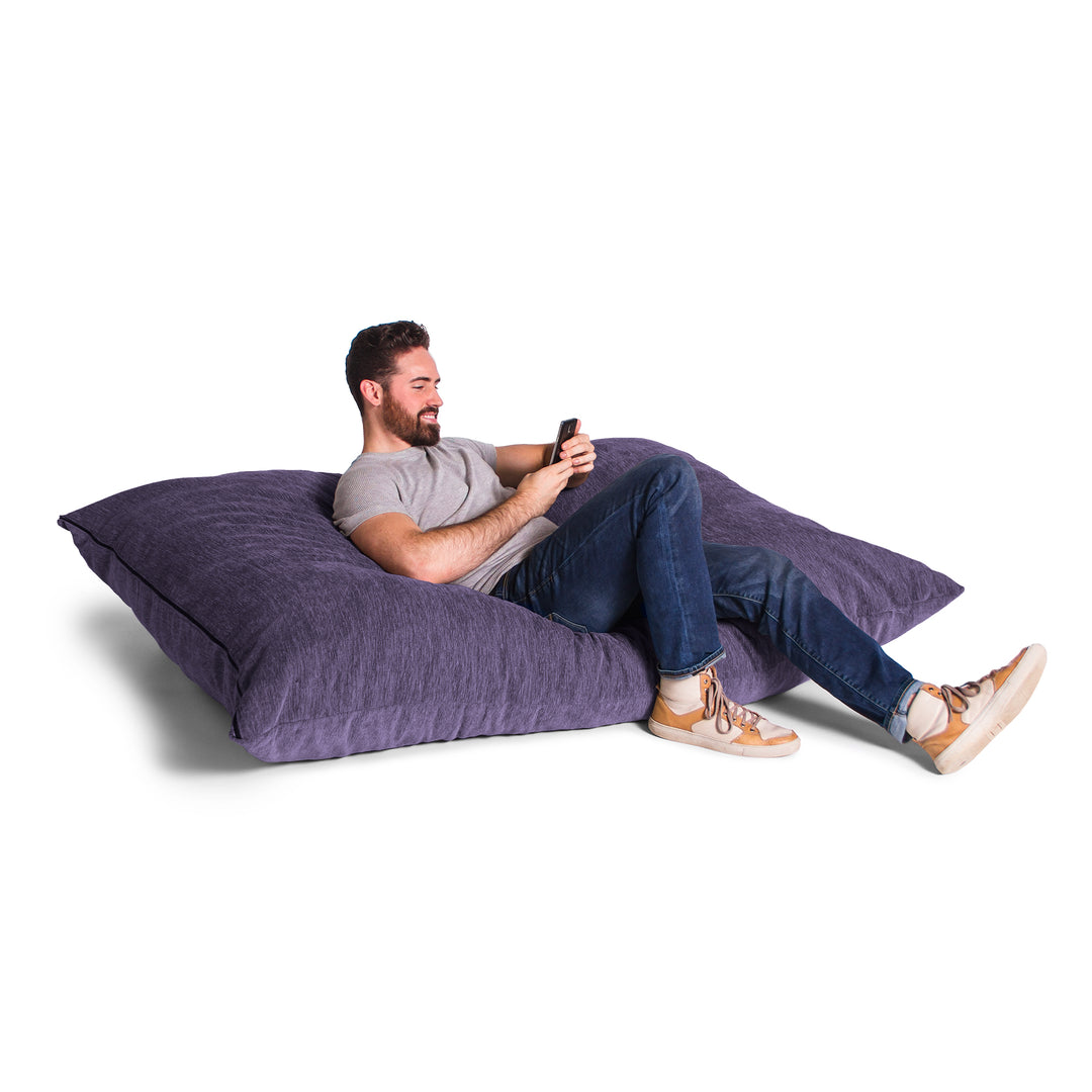 Jaxx 5.5 ft Pillow Saxx Bean Bag Pillow with Premium Chenille