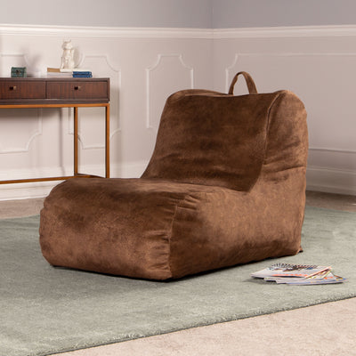 Jaxx Emerson Casual Lounge Chair - Padded Microvelvet