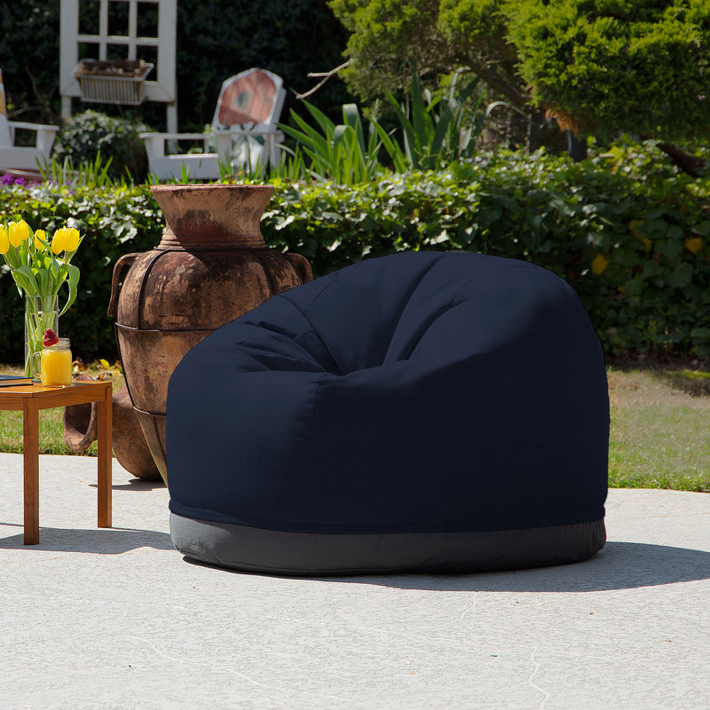 Jaxx Palmetto Large Round Outdoor Bean Bag Club Chair