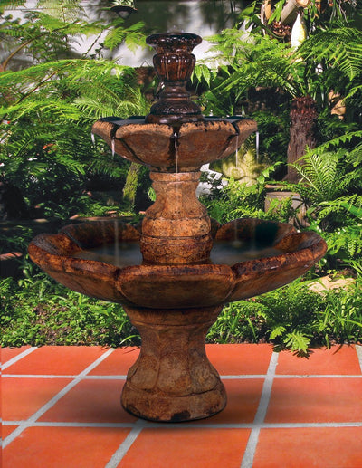Finial Outdoor Water Fountain