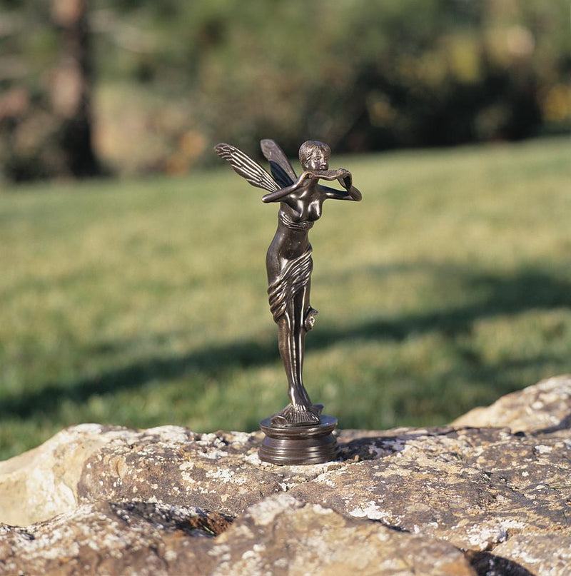 Brass Baron Fairy Garden Statue