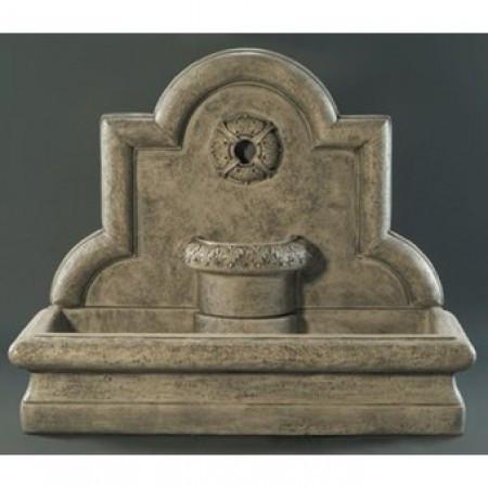 Rosette Wall Outdoor Water Fountain
