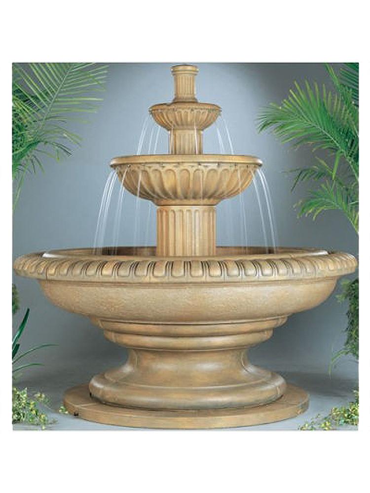 Palazzo Fluted Outdoor Water Fountain