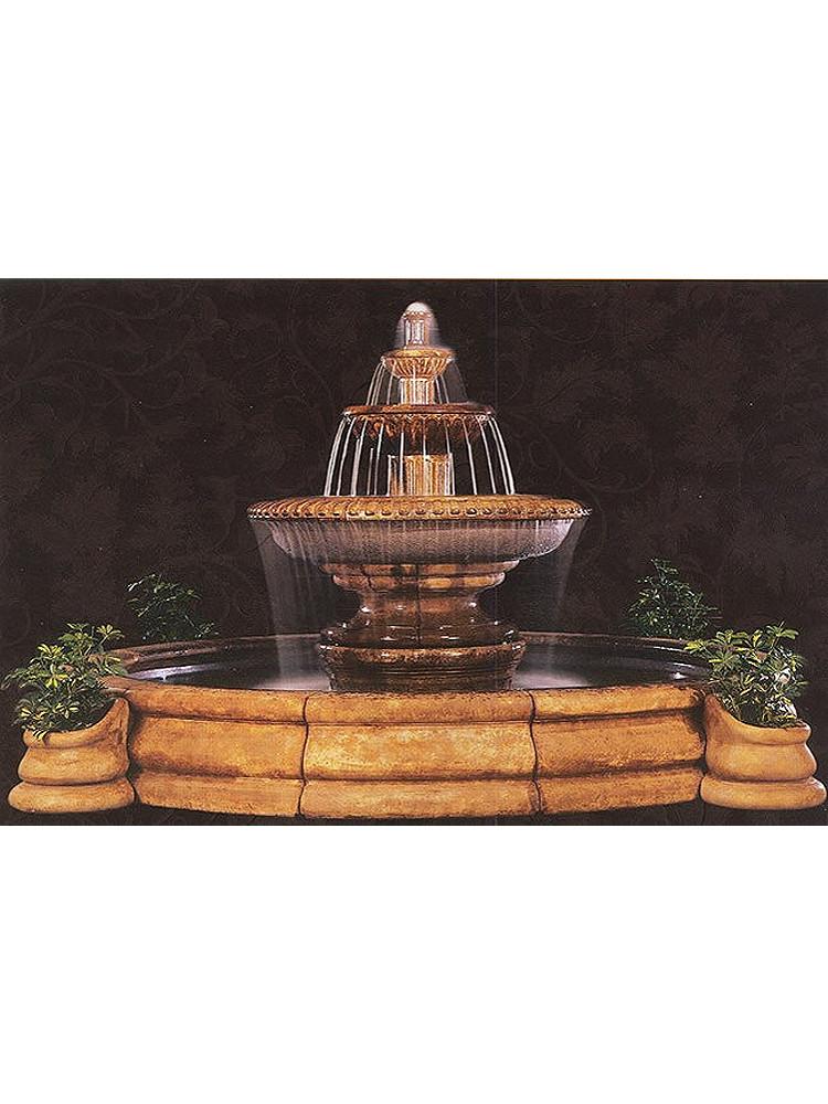 Grande Palazzo Fluted Outdoor Water Fountain