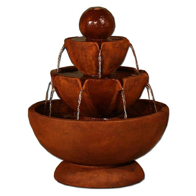 Low Stone Vessels Tiered Water Fountain