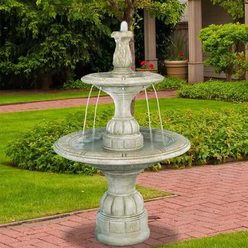 Small Contemporary Tier Outdoor Fountain