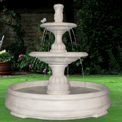 Small Contemporary Tier Fountain In Grando Pool