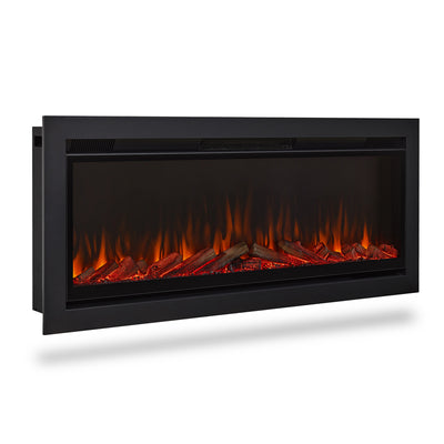 49" Wall Mounted / Recessed Electric Fireplace Insert  