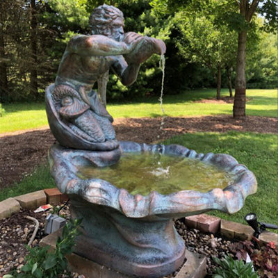 Triton Outdoor Water Fountain