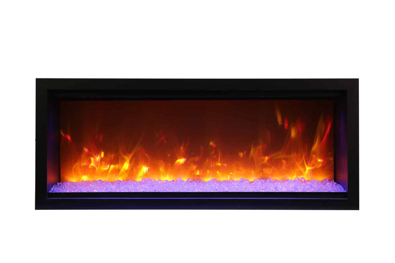 Amantii 50" Symmetry Extra Tall Smart Indoor | Outdoor Electric Fireplace