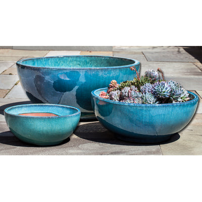Yuma Glazed Terra Cotta Bowl Set of 3