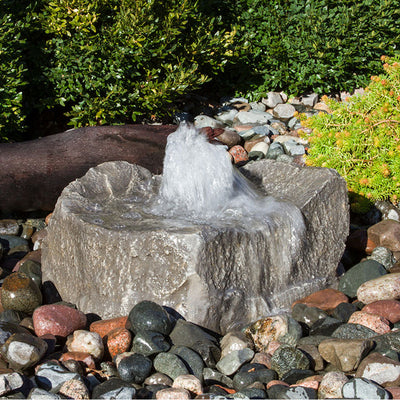 Agawa Falls Stone Outdoor Fountain