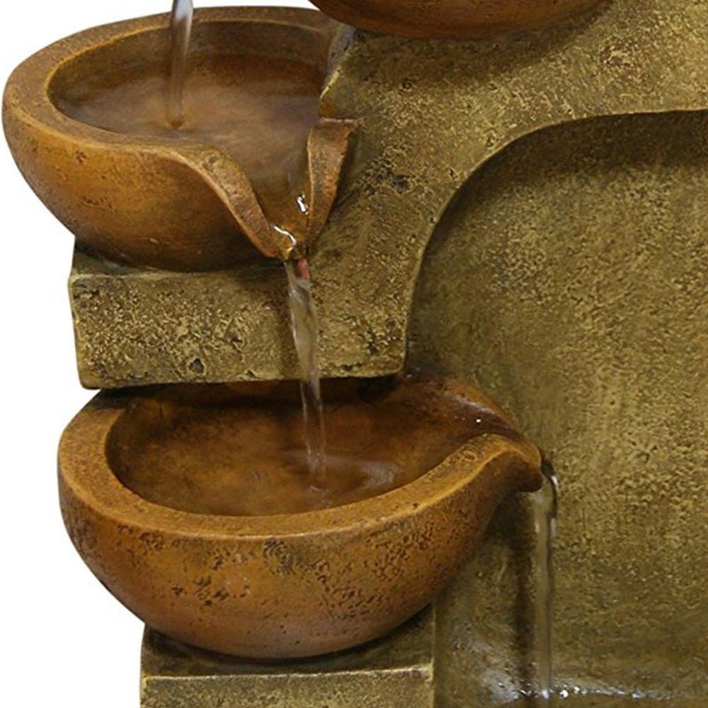 Tiering Pots Tabletop Fountain