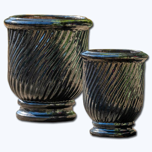 Beausoleil Planter - Set of 2 in Ink Finish