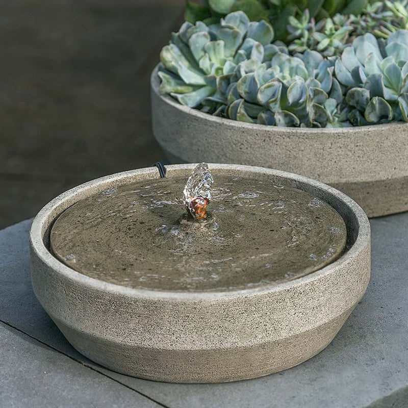 Beveled Yuma Modern Outdoor Water Fountain