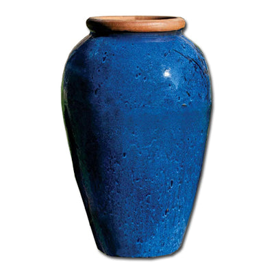 Binjai Jar in Rustic Blue