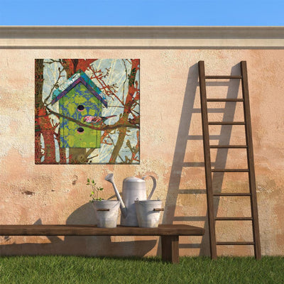 Birdie's Home Outdoor Canvas Art