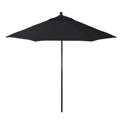 California Umbrella 9' Oceanside Series Patio Umbrella With Fiberglass Pole Fiberglass Ribs  Push Lift With Sunbrella Fabric