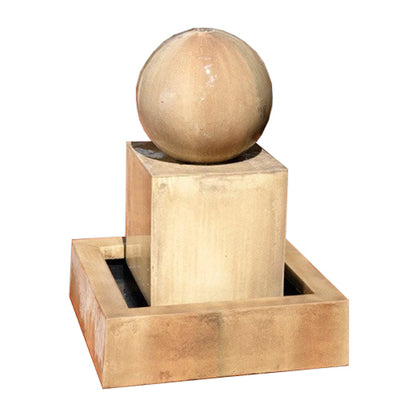 Block with Ball Fountain