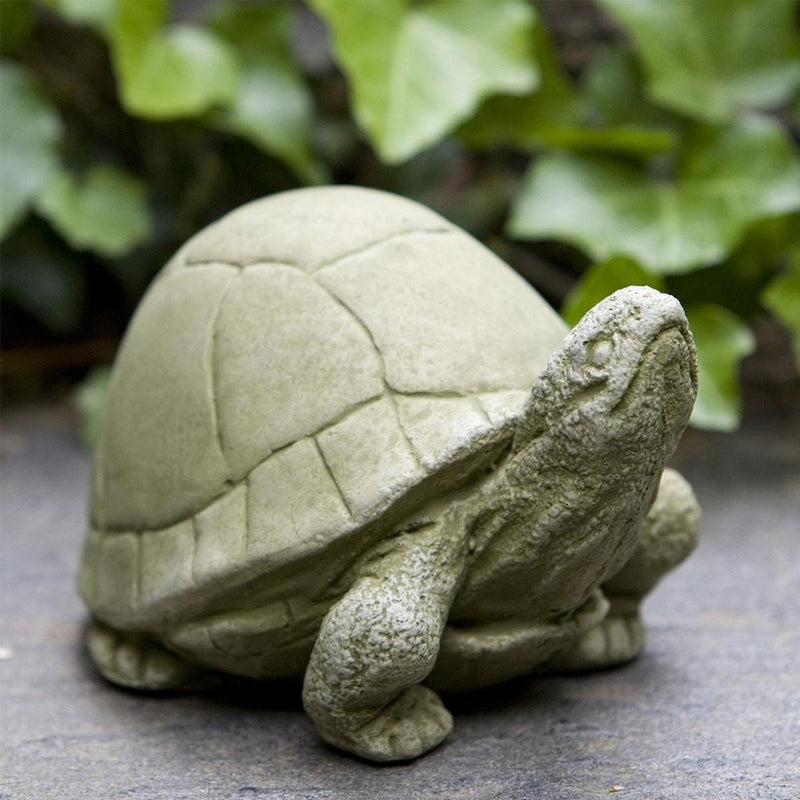 Box Turtle Cast Stone Garden Statue
