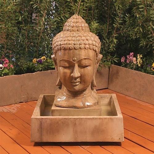 Buddha Head Water Fountain