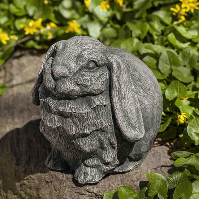 Butterball Rabbit Cast Stone Garden Statue
