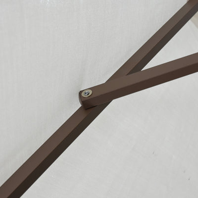 California Umbrella 7.5' Pacific Trail Series Patio Umbrella With Bronze Aluminum Pole Aluminum Ribs Push Button Tilt Crank Lift With Olefin Fabric