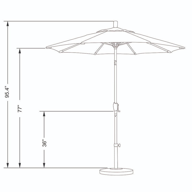California Umbrella 7.5&