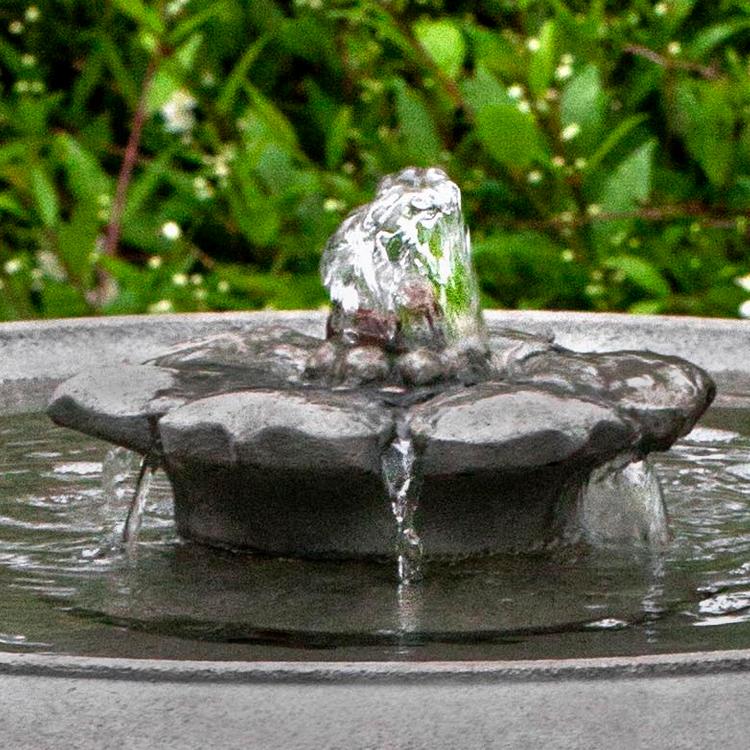 Camellia Birdbath Fountain