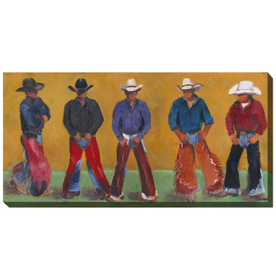 Cowboys Outdoor Canvas Art