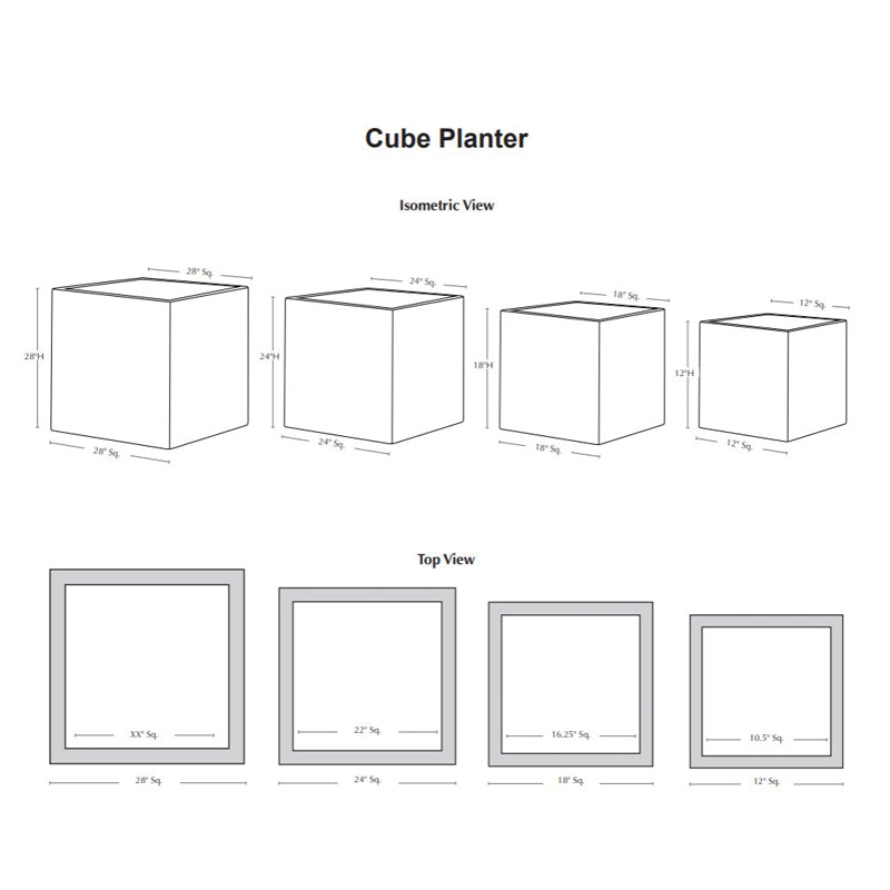 Cube Planter - Small
