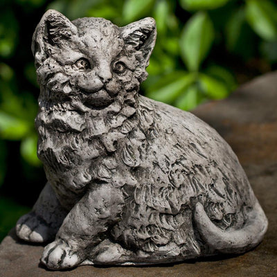 Cutie Kittie Cast Stone Garden Statue | Cat Statue